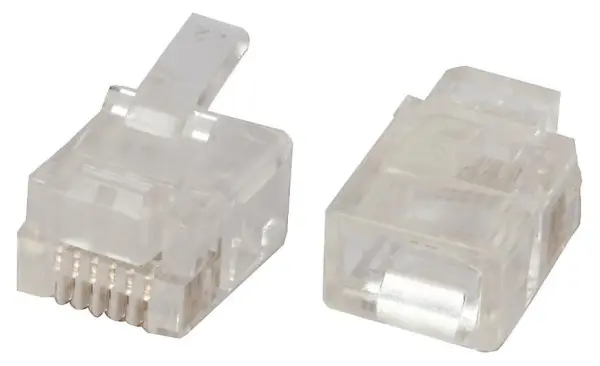 SPEEDY RJ12 Βύσματα, Συσκευασία 10 τεμ. για Εύκολη Τερματισμό