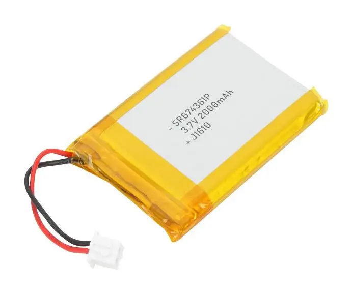 Pilha Recarregável LiPo MIKROELEKTRONIKA 2000mAh 3.7V com Conector JST
