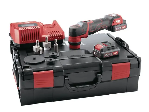 Flex PXE 80 10.8V Spot Polisher with 2 x 2.5Ah Li-ion Batteries