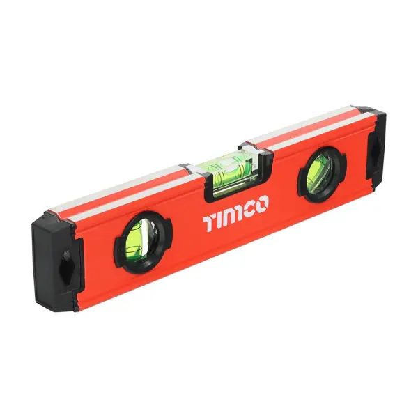 Timco Aluminium Toolbox Spirit Level, 225mm