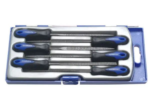 Faithfull Precision Needle Rasp Set (6 Piece)