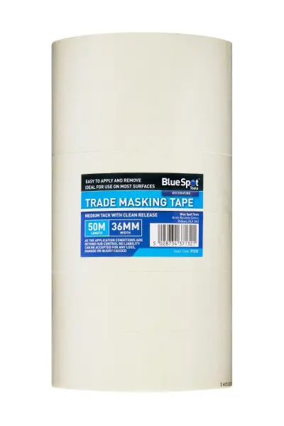 Blue Spot Tools 36mm x 50m Trade Masking Tape