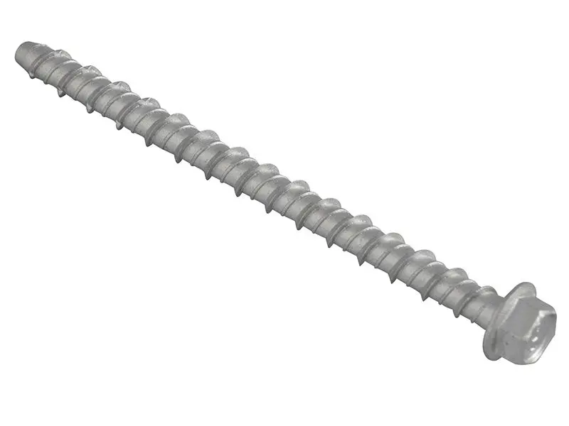 ForgeFix M6 x 100mm 六角法兰头螺栓 自攻螺纹 10支装