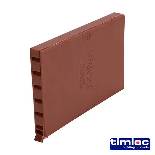 Timco Timloc Hohlwand-Entlüftungsgitter - Braun - 1143BR (Größe 65 x 10 x 100 -