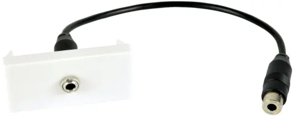 AV:LINK Module de Prise Murale 3,5mm, 50x25mm