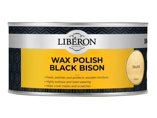 Liberon - Cera Neutra Black Bison en Pasta 500ml
