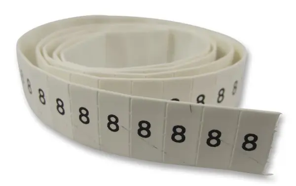 PRO POWER Pre-Printed Heat Shrink Cable Marker - 6mm