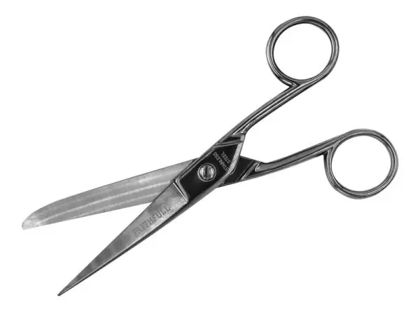Faithfull Household Scissors, Stainless Steel, 145mm