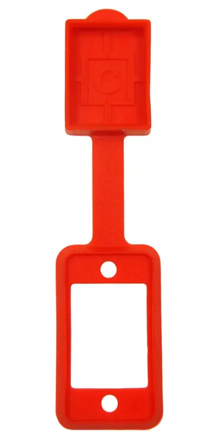 CLIFF CP299827 Red Bevelled Edge Gasket for Slim Feedthrough Connectors