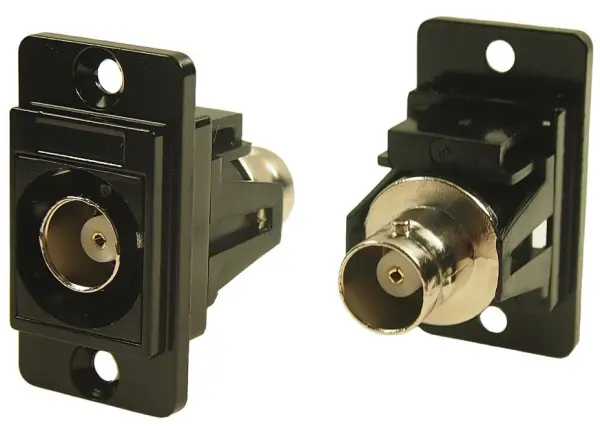 Cliff Electronic Components Dual Entry BNC Socket Panel Mount Connector, 50 Ohm