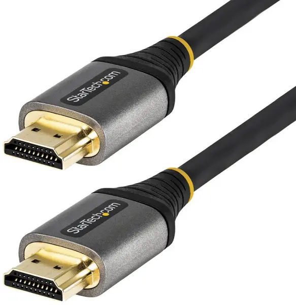 STARTECH Premium HDMI 2.0 Cable, 2m, 4K HDR, Gold Contacts