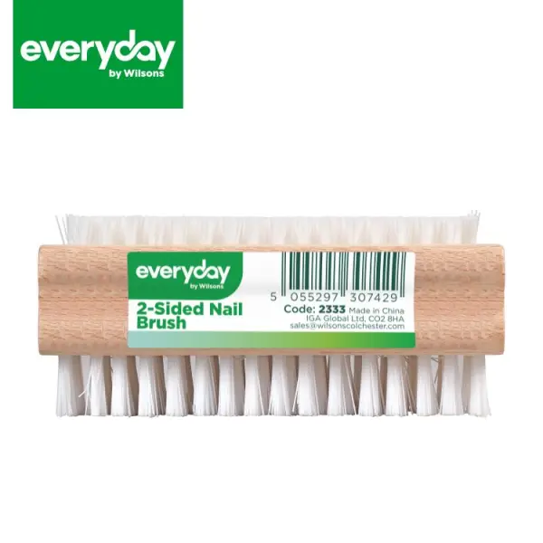Everyday by Wilsons Double Sided Wooden Nail Brush