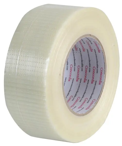 PRO POWER Crossweave Reinforced Tape Transparent 66m x 50mm