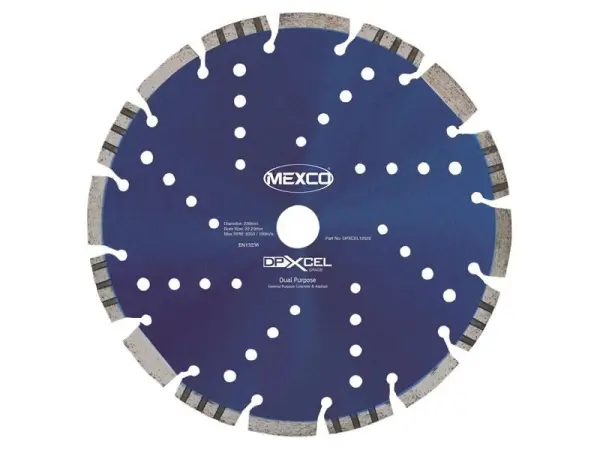 MEXCO XCEL Grade Dual Purpose Diamond Blade - 230 x 22mm