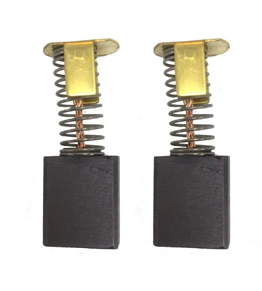 2 Escobillas de Carbón para Makita CB155 Martillo/Amoladora, 6.5 x 13.5 x 18/16