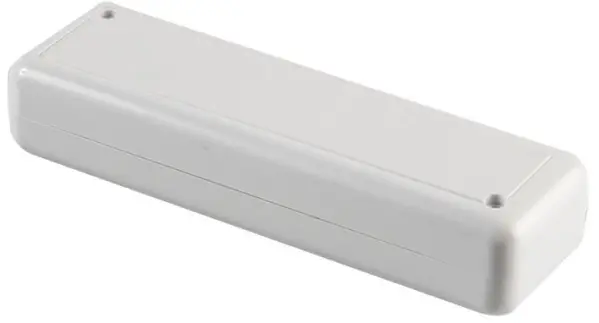 EVATRON White ABS Enclosure, 129x40x25.5mm