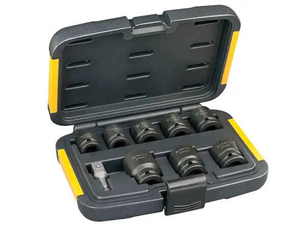 DeWALT DT7507 Kit de 9 Embouts à Chocs, 1/2 de Pouce
