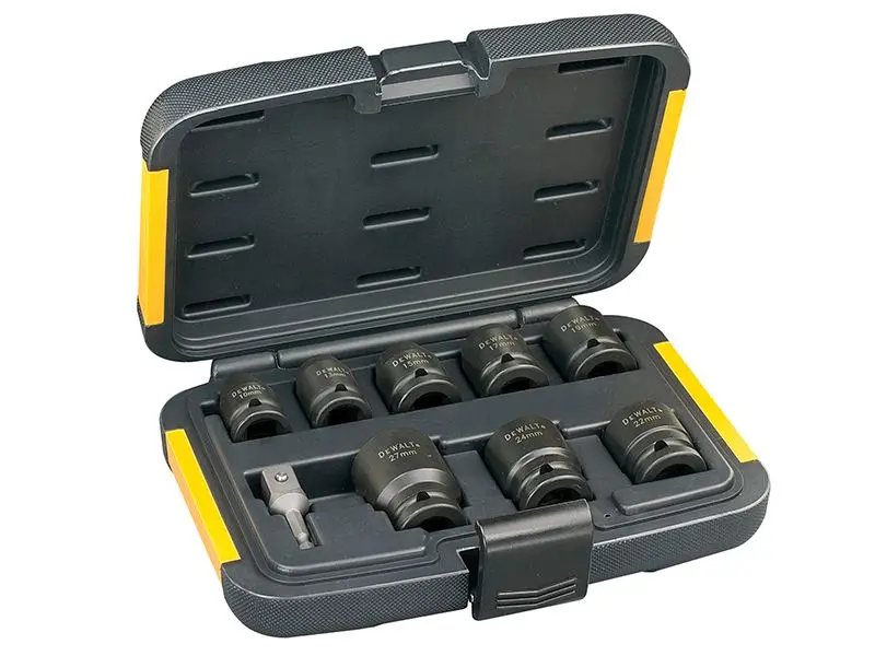 DEWALT Power Tools - DT7507 Steckschlüssel-Set, 9-teilig