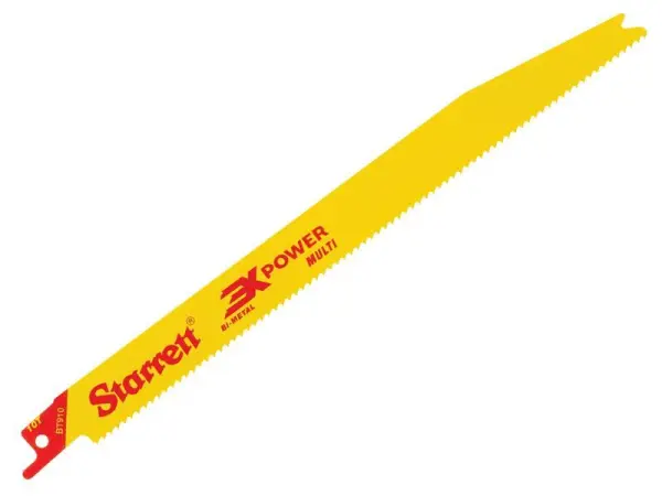 Starrett BT910-5 Bi-Metal Reciprocating Blade, 228mm 10 TPI (Pack of 5)