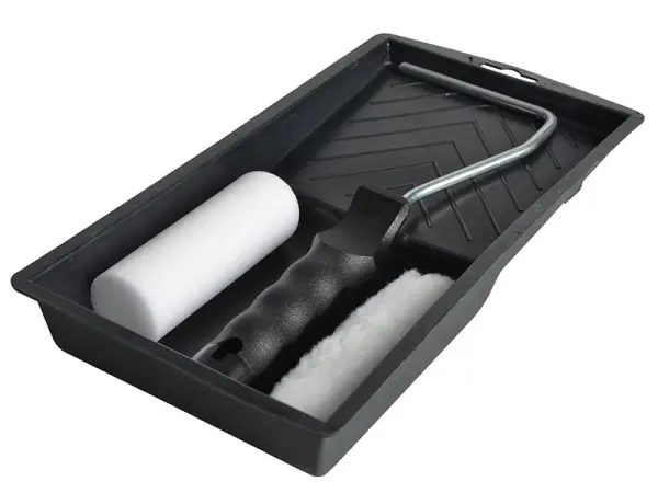 Faithfull Mini Roller Frame, Tray & 2 Refills, 100mm