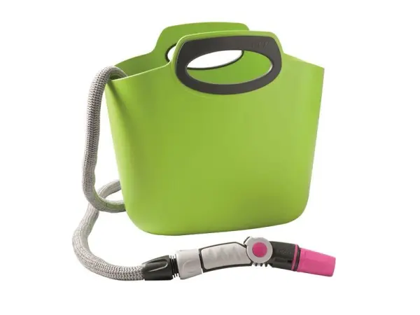 Hozelock Aquapop 30m Gartenschlauch-Aufroller in Limette