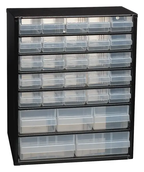 Raaco 30 Drawer Small Parts Storage Cabinet 375x306x147mm