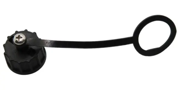 MULTICOMP Kryt na panelový konektor proti prachu, Nylon & GF černé PVC