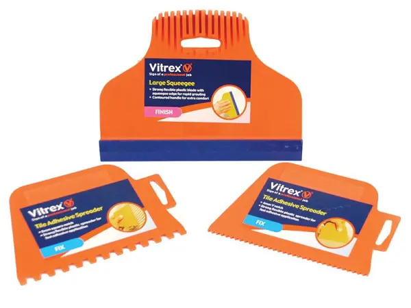 Vitrex Kit Installazione Piastrelle con Spanditore e Racchetta