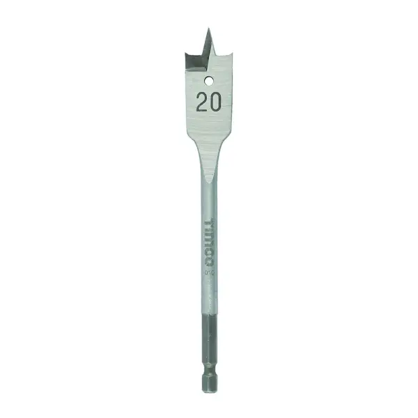 Timco Platte Houtboor 20.0 x 152mm, Zeskant Schacht