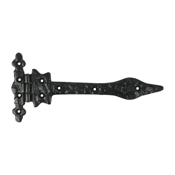 Timco Pair of Spear Hinges, Antique Black, 237mm