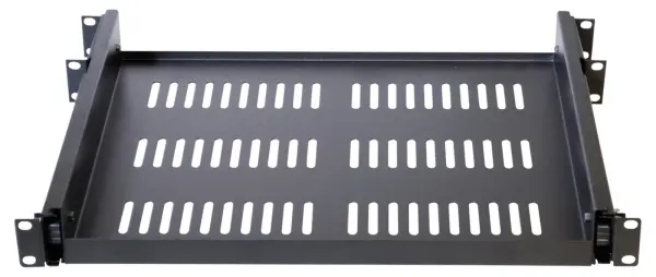 Eagle 19” Adjustable Rack Mount Shelf, 14” Depth, 1U, 25kg Capacity