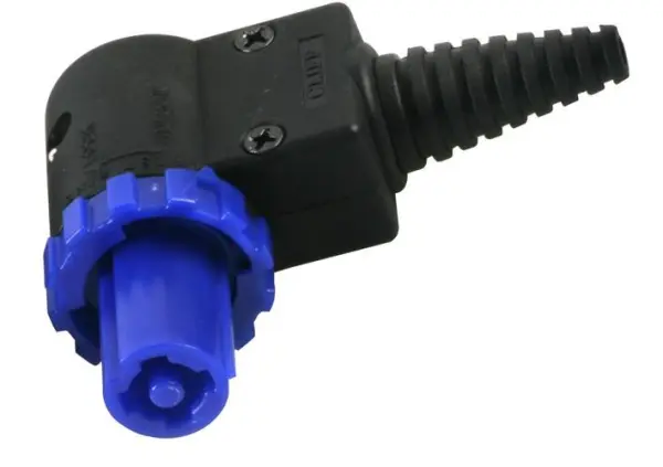 Cliff 4 Pole Right Angle Low Voltage Plug, 4PC/P90/LV