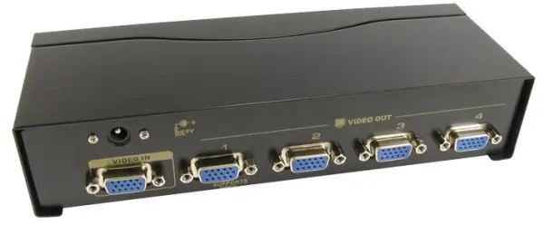 Newlink 4-Port VGA/SVGA Video Splitter, 450MHz, 65m