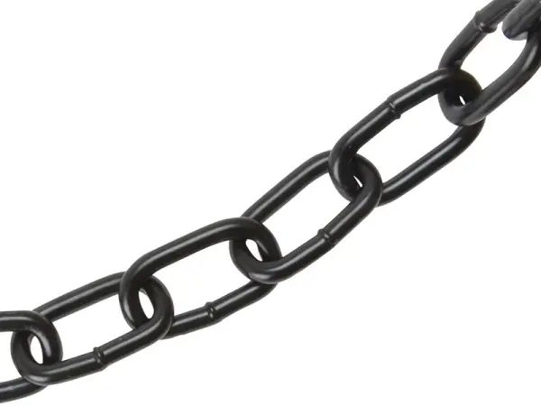 Faithfull Black Japanned Steel Chain 6mm x 10m - 250kg Capacity