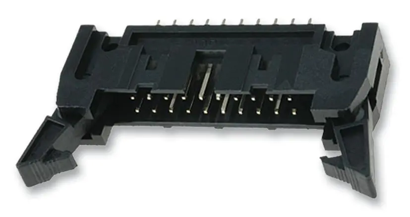 Amphenol 10ピン 2.54mm ストレートヘッダ ショートラッチ