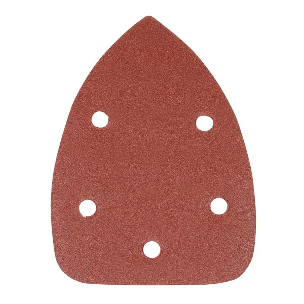 Feuilles abrasives à scratch Silverline 140mm 10 pièces - Grain 120