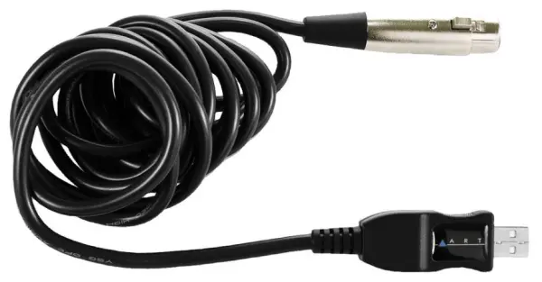 ART XConnect USB Microphone Lead, XLR-to-USB, 3m
