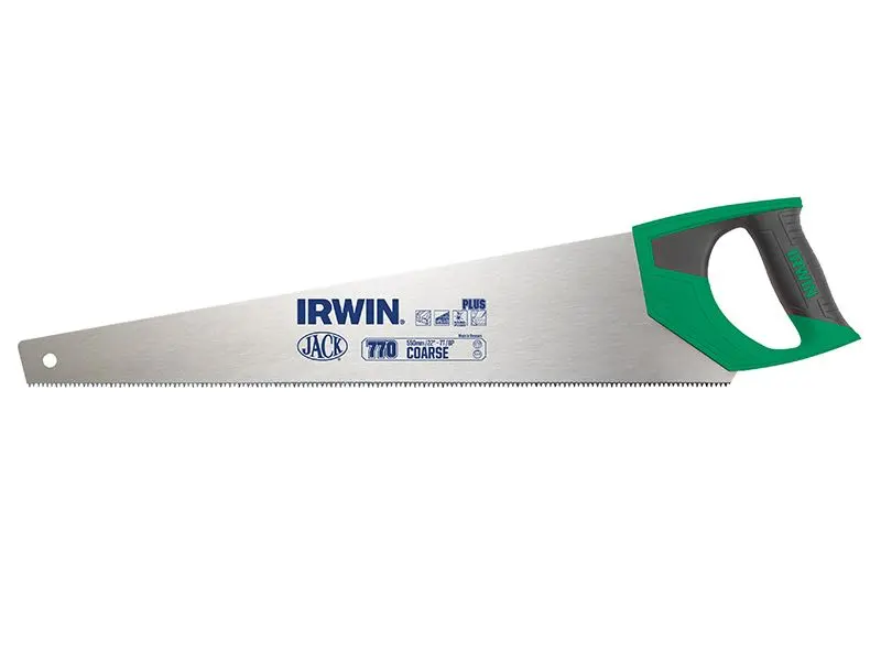 Scie à main IRWIN Jack Hardpoint, denture grossière 7 DPI, 550 mm (22 po)