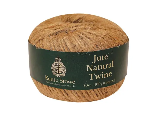 Kent & Stowe Jute Twine - 80m (100g), Natural, 3-Ply