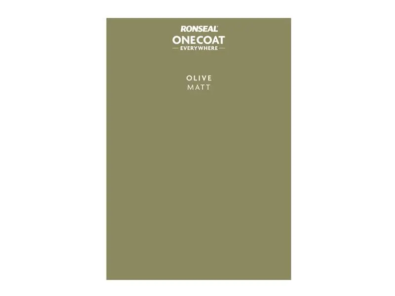 Ronseal Peel & Stick Everywhere 橄欖色油漆試色貼