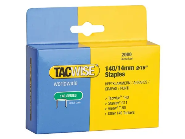 Tacwise סיכות כבדות 14 מ״מ, דגם T50 G, חבילה 2000 יחידות