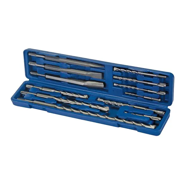 Silverline SDS Plus Masonry Drill & Steel Set, 12-Piece