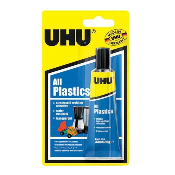 UHU All Plastics Adhesive, 33ml