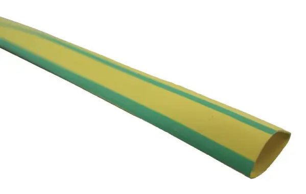 Gaine thermorétrécissable Multicomp Pro 9,5 mm x 5 m, Vert/Jaune, Ratio 2:1
