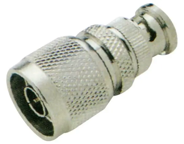 PRO SIGNAL Adaptateur BNC vers Prise N, Laiton Nickélé, 75 Ohm