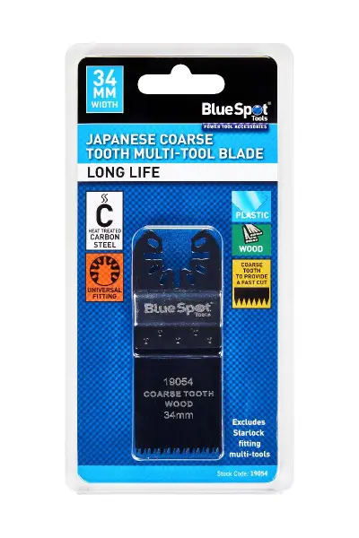 Blue Spot Tools 34mm 日式粗齿多用途锯片 强力切割刀片