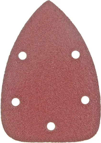 TOOLPAK 140mm 5 Hole 60 Grit Sanding Pad, 10 Pack