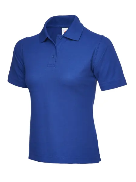 Uneek Women's Classic Polo Shirt - 50% Polyester 50% Cotton - Royal - XL