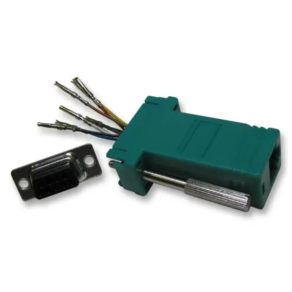 MH Connectors Modular Adaptor 9 Way Socket Green