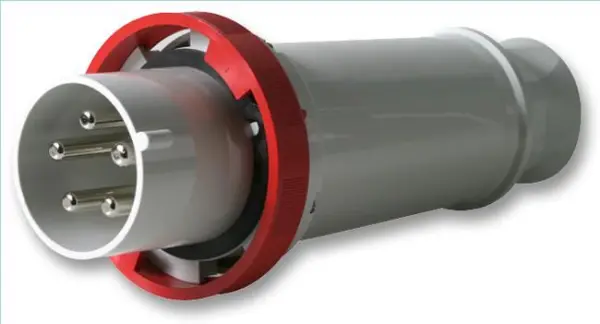 PRO POWER Enchufe CEE de montaje en cable 125A 415V, 3P+N+E, Rojo, IP67